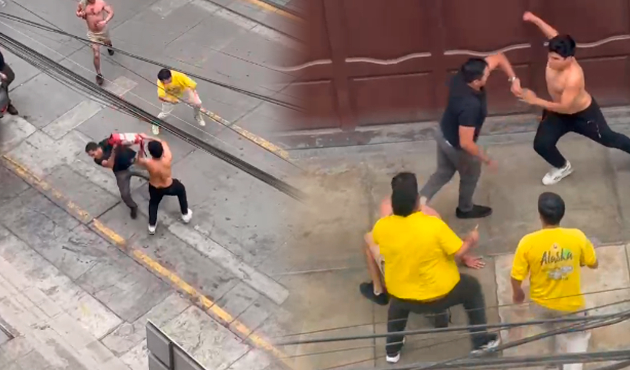 Surquillo Street Brawl Erupts Over Delivery Dispute