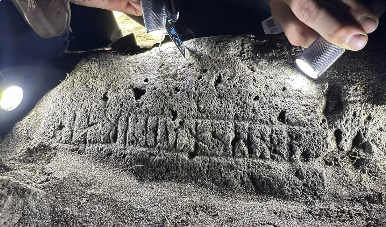Faroe Islands archaeologists find rare medieval runic stone