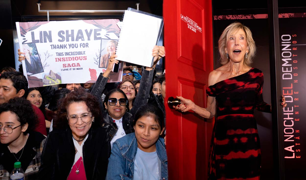 Lin Shaye Attends Insidious Premiere in Lima, Peru