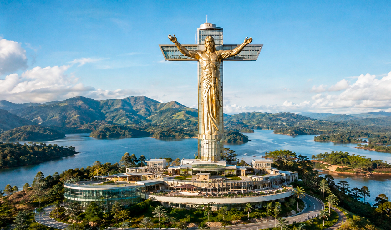 Colombia construye la estatua de Cristo más grande del mundo: medirá 86 metros y tendrá un centro comercial único en Latinoamérica