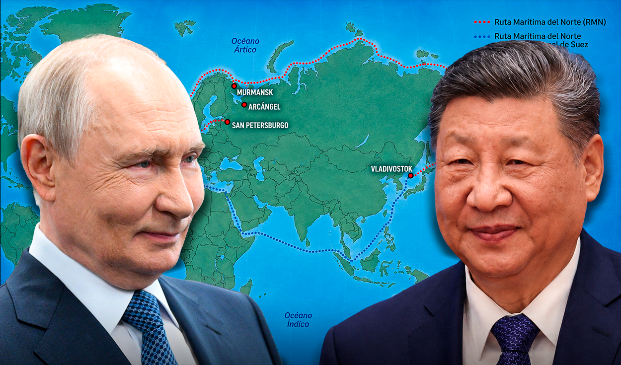 Russia and China expand 5,600 km Arctic shipping corridor