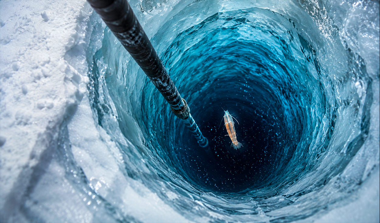 Ross Ice Shelf drilling reveals life beneath Antarctic ice