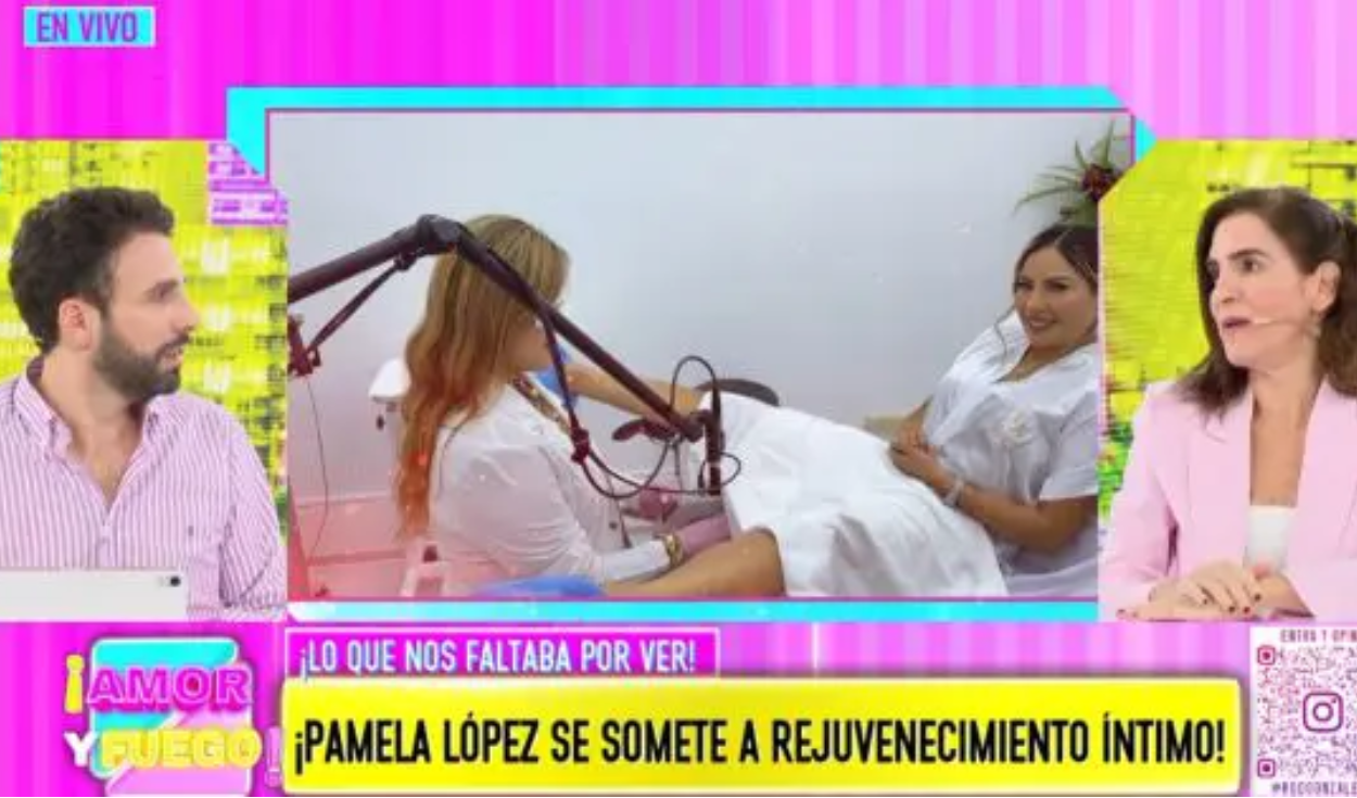 Pamela López muestra su proceso de rejuvenecimiento íntimo tras ser vista besándose con joven cantante