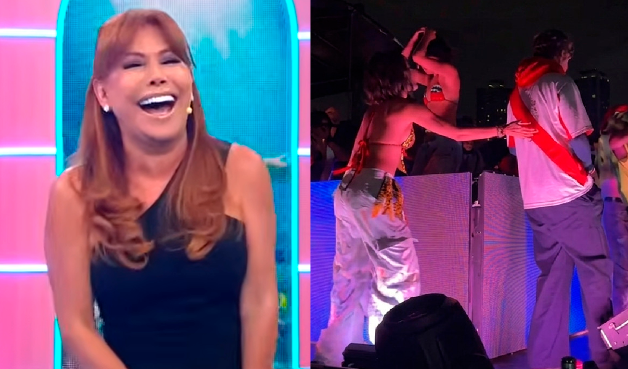 Magaly Medina se burla de Korina Rivadeneira por desplante de cantante de Rawayana en pleno concierto: "¡Qué roche!"