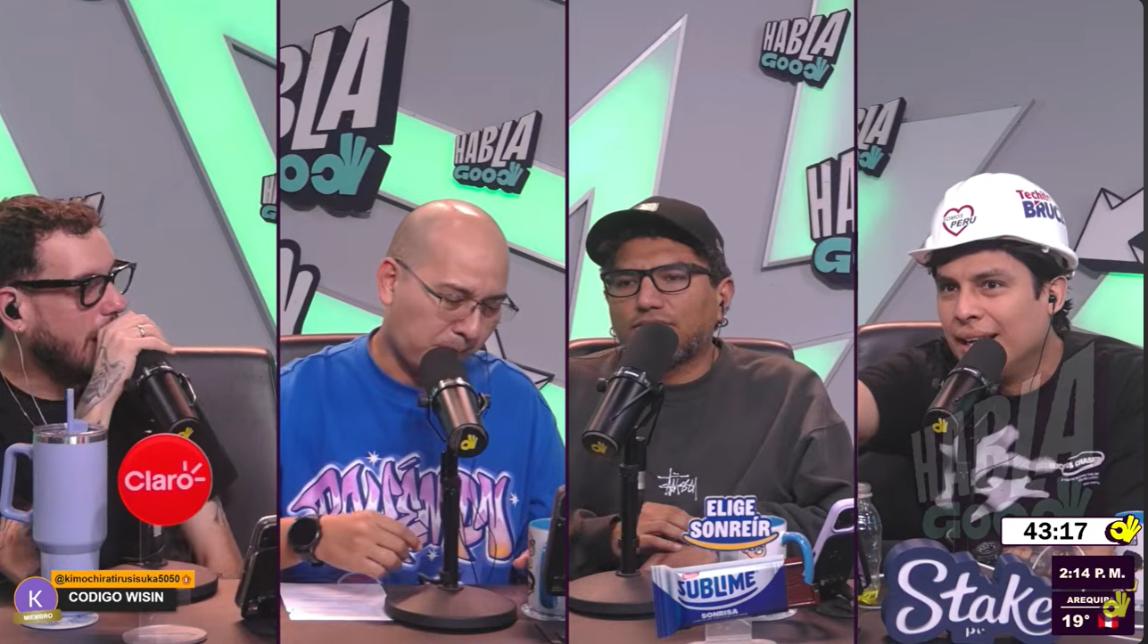 Curwen habló a su estilo del ampay de su novia Carla Campos Salazar. Foto: YouTube.