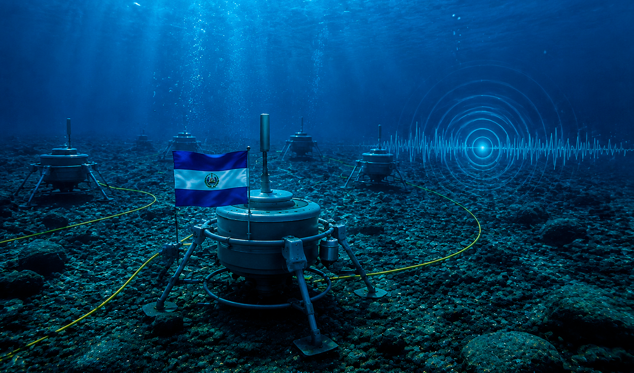 El Salvador lleva su vigilancia sísmica al Pacífico: instalará sensores a 5 km bajo el mar para detectar microterremotos desde 2027