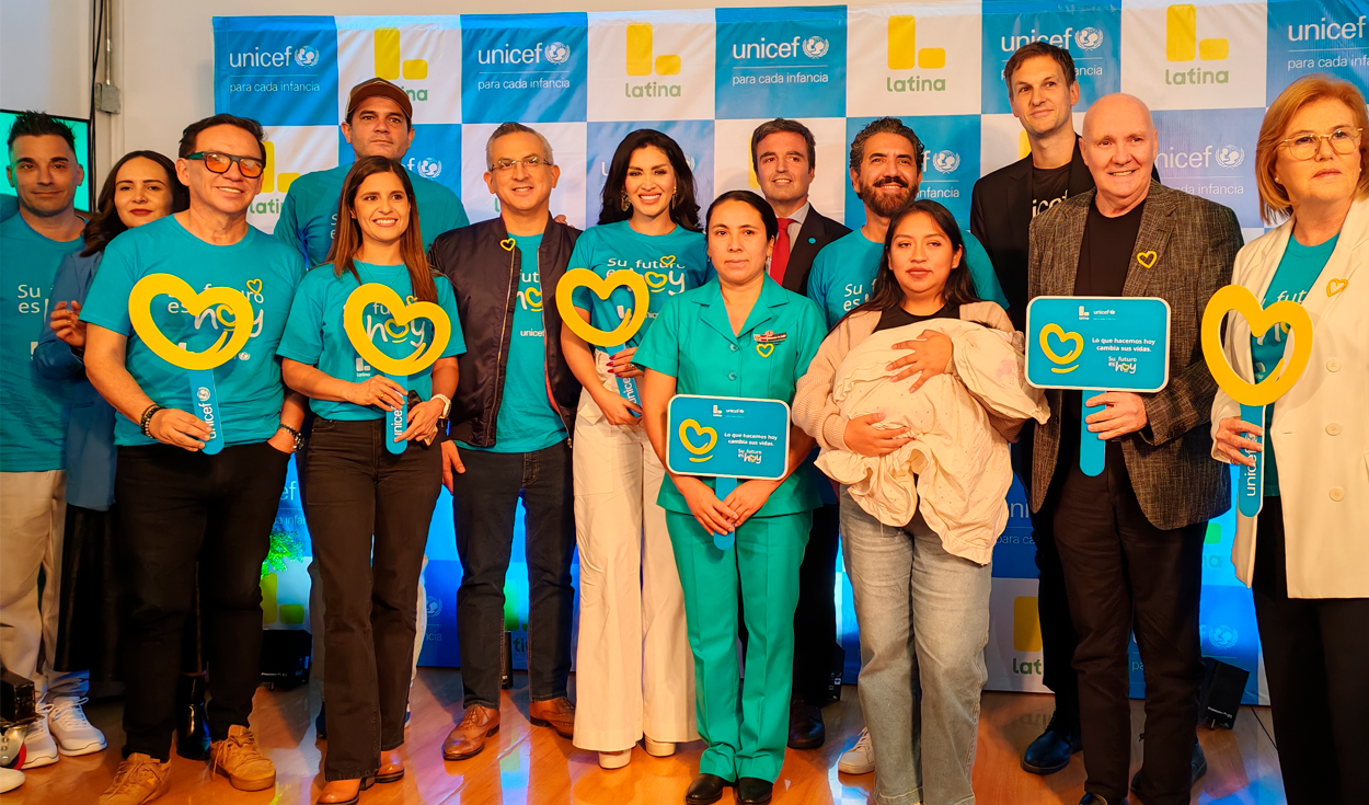 Las figuras de Latina apoyan la campaña 'Su futuro es hoy', en colaboración con UNICEF, la cual busca recaudar 1.3 millones para mejorar la salud de la infancia vulnerable en el país.