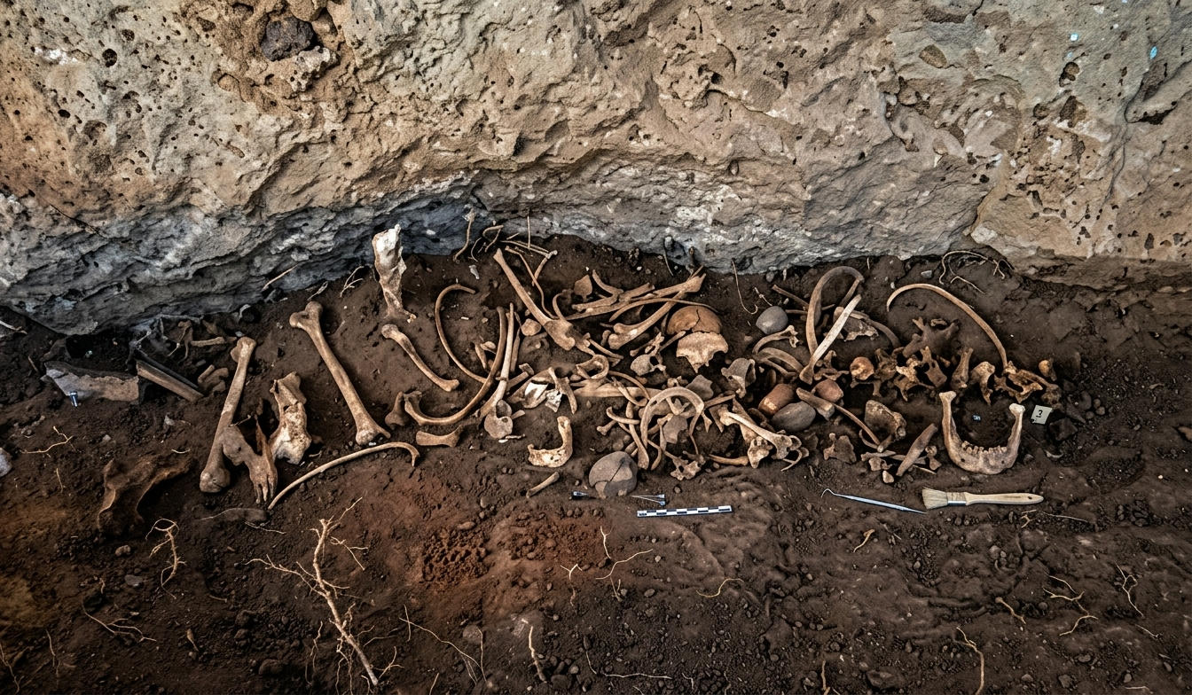 Los recientes trabajos de excavación en la Cordillera Negra también destaparon herramientas de trabajo textil, restos de fauna y evidencia de interacciones comerciales. Foto: Agencia Andina