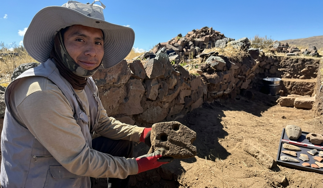Las excavaciones permitieron identificar viviendas y espacios destinados al almacenamiento y procesamiento de productos. Foto: Agencia Andina
