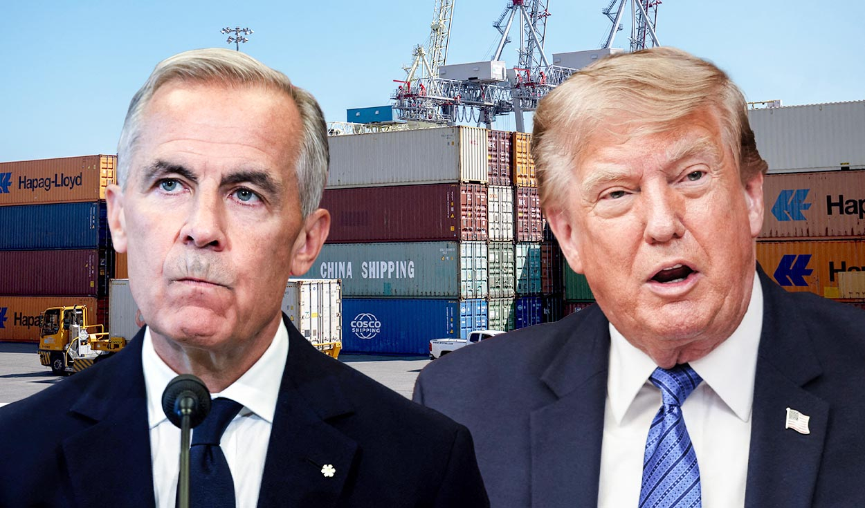 Canadá responde a Estados Unidos con aranceles de represalia y acusa a Donald Trump de iniciar una "guerra comercial"
