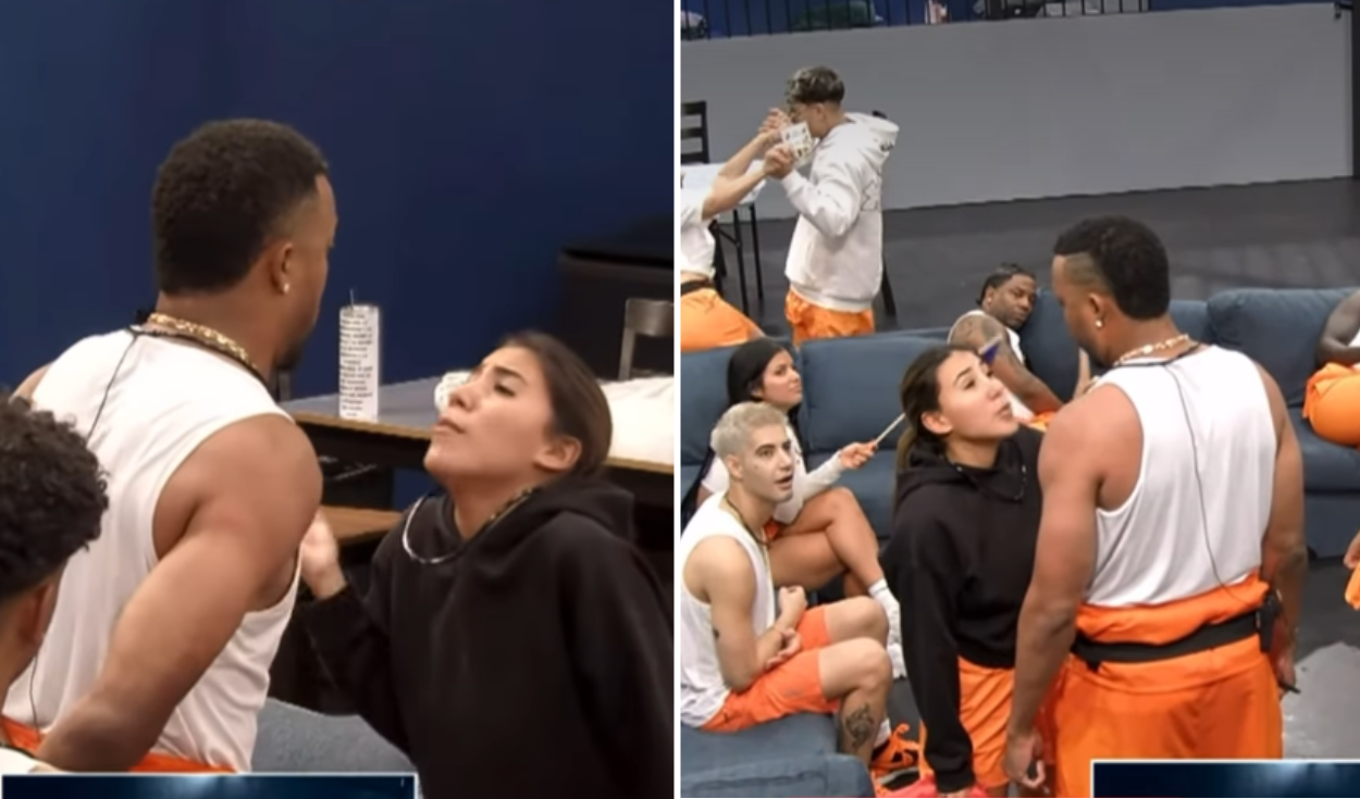 Samahara Lobatón responde con fuerte insulto a influencer cubano que la llamó 'mueble' en reality 'La Prisión de Destino 2'