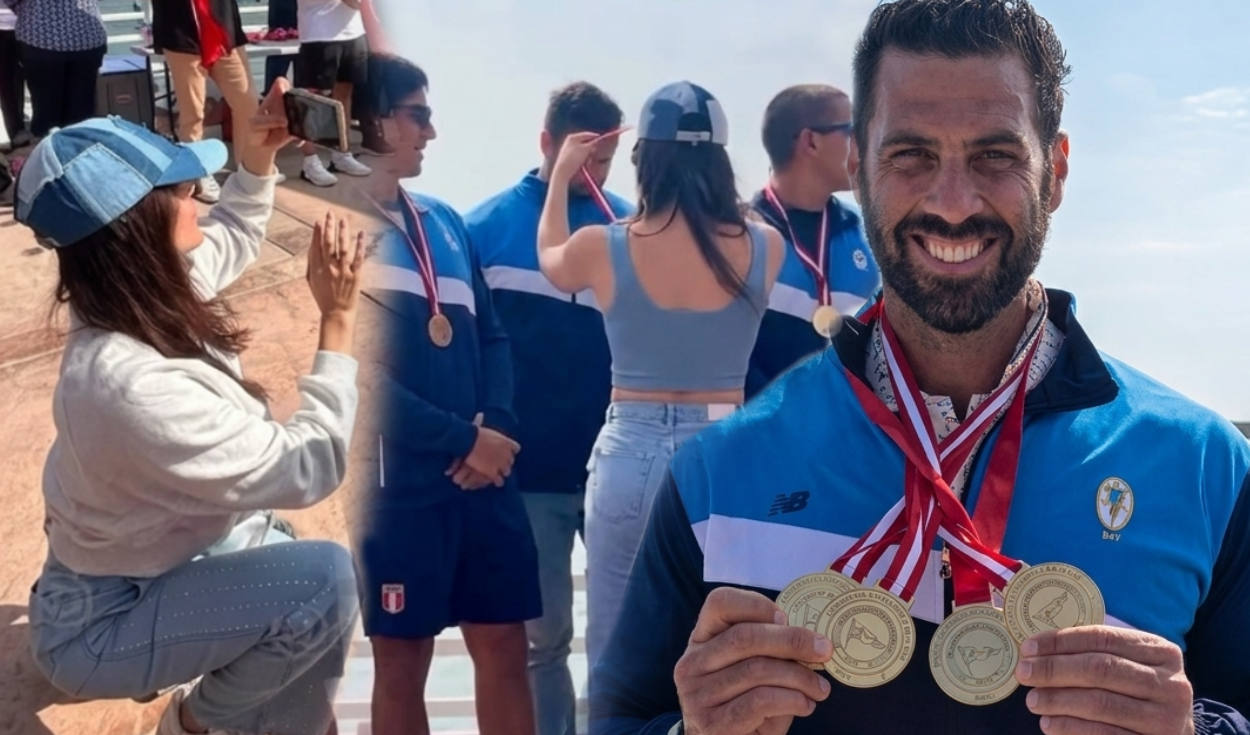 Maju Mantilla Reappears With Gustavo Salcedo at Rowing Meet