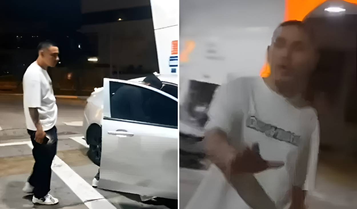 Jean Deza in gas station row after friends accused of theft
