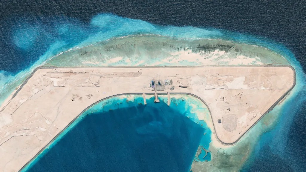 Así se ve la zona noroeste del Antílope de Arrecife. Foto: Vantor