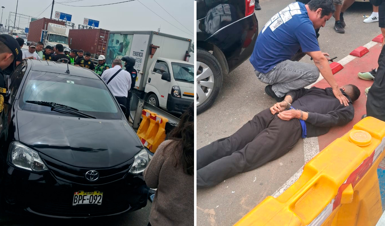 Policías abaten a presunto secuestrador y rescatan a víctima durante operativo en peaje de Santa Anita