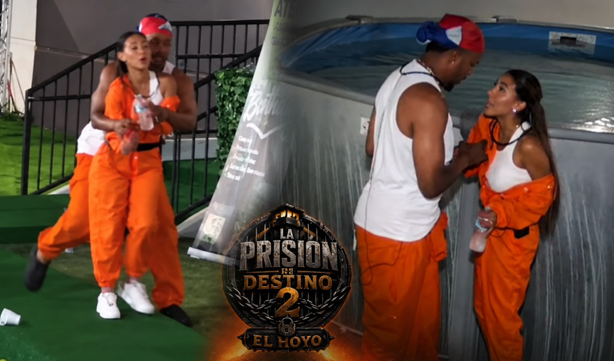 Samahara Lobatón grabbed by castmate on reality show set