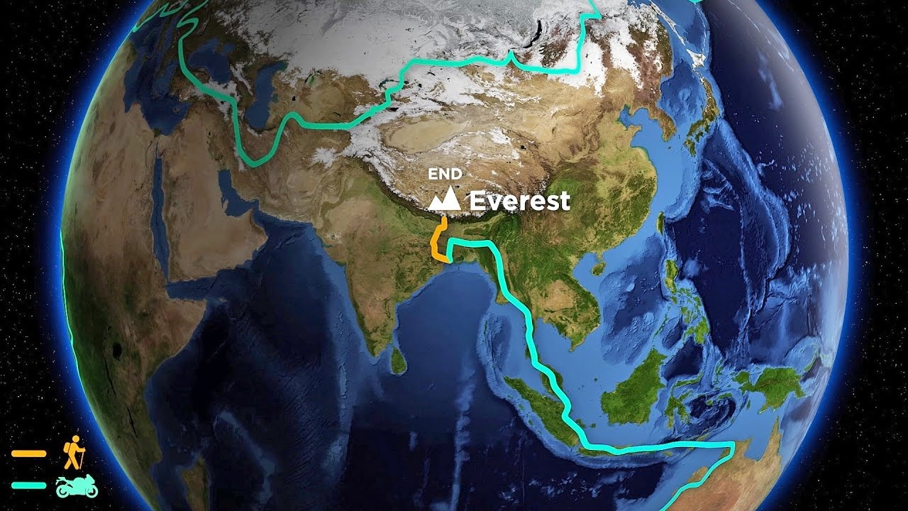 El Everest nació hace unos 50 millones de años debido a la colisión de la placa tectónica de la India contra la placa Euroasiática. Foto: Great Tibet Tour
