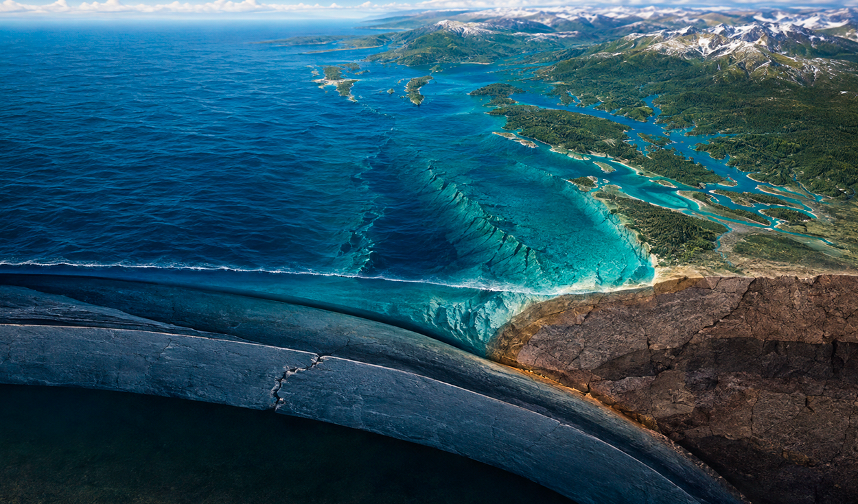 Pacific Tectonic Plates Tearing Apart Off Vancouver Island
