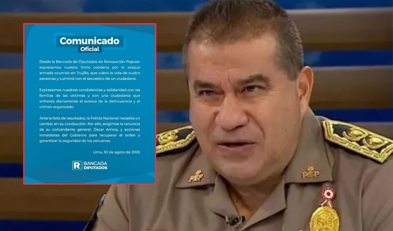 Renovacion Popular Demands Peru Police Chief Step Down