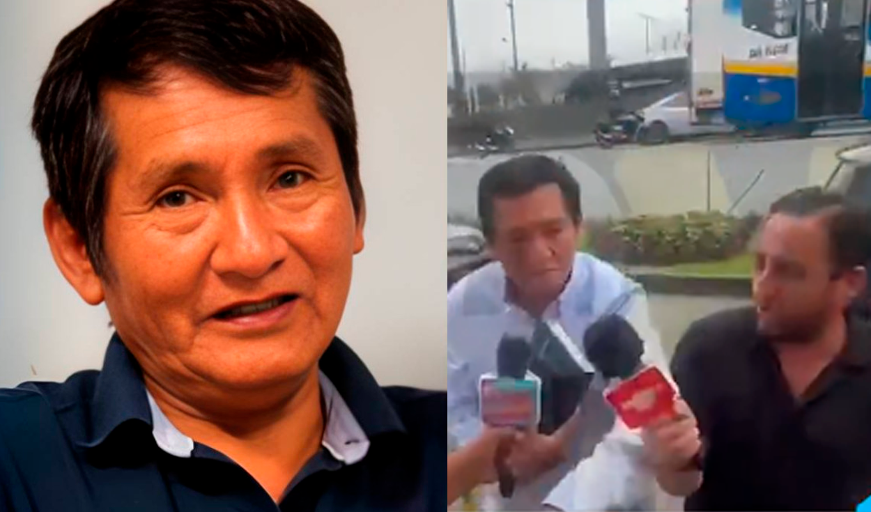 Óscar Custodio attacks reporter at Peru prosecutor office