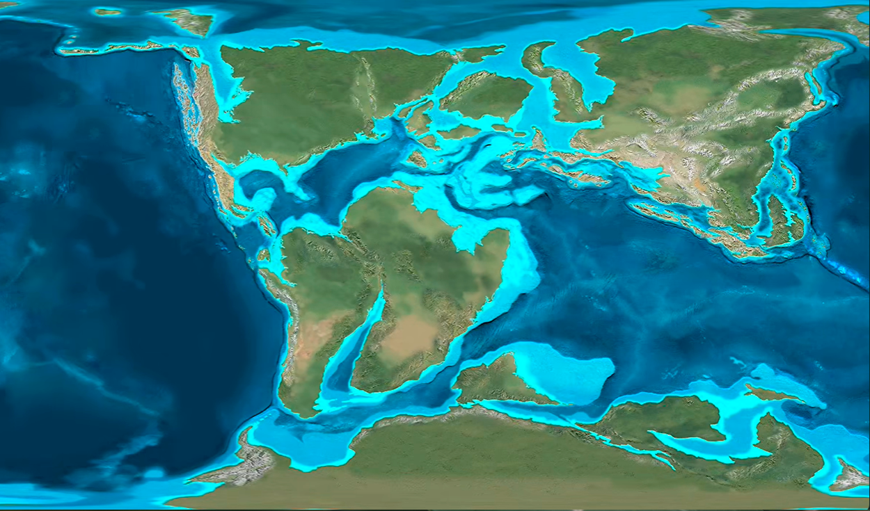 Earth Video Map Shows Continents 100 Million Years Ahead