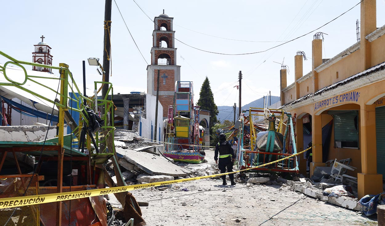 Explosión de pirotecnia durante fiesta patronal en México deja 10 muertos y 81 heridos
