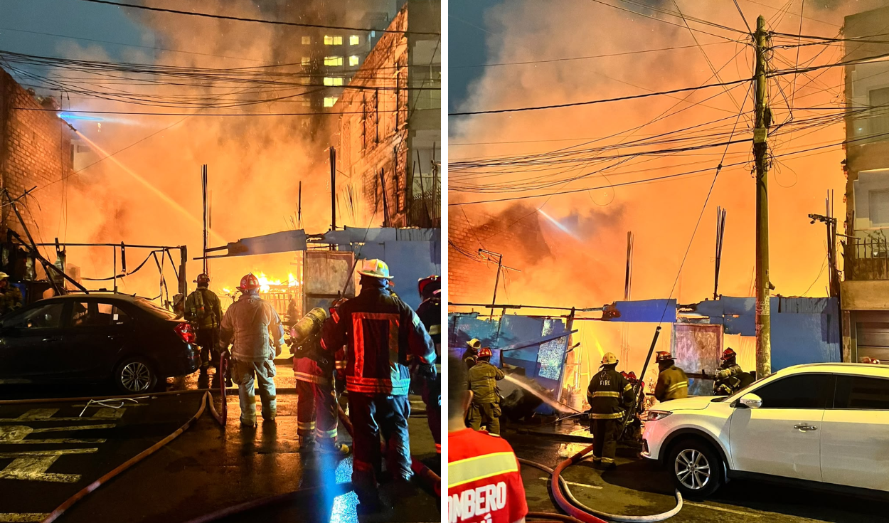 Fuerte incendio en Lince: emergencia moviliza a más de 15 unidades de bomberos en la avenida Canevaro