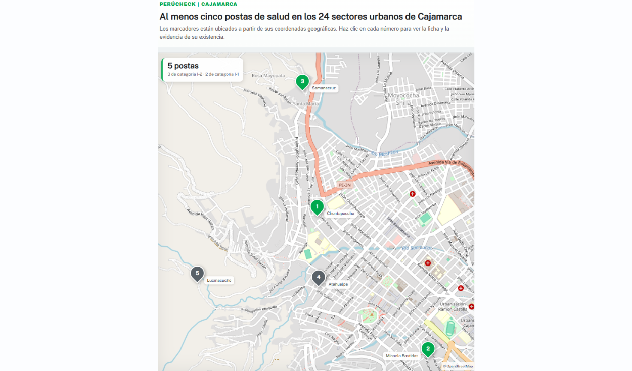 Fuentes generales: Minsa – SERUMS 2026-I; Municipalidad Provincial de Cajamarca – Ordenanza N.° 812-CMPC.