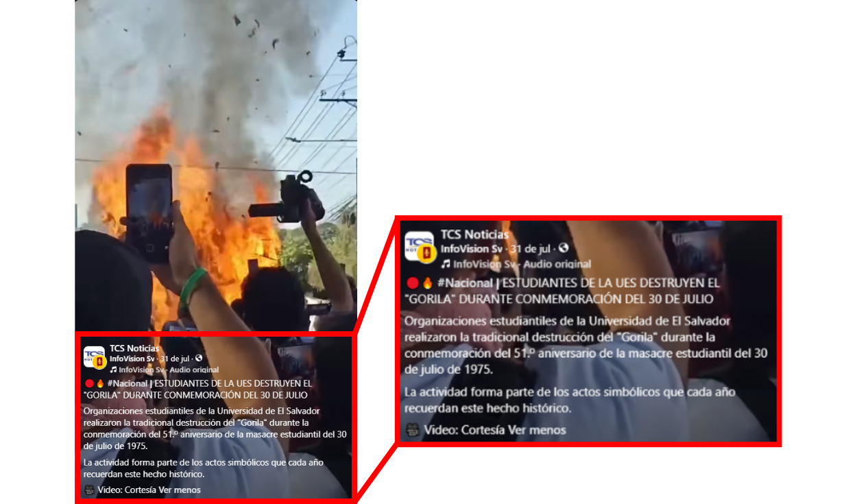 Video con el contexto original. Foto: Facebook