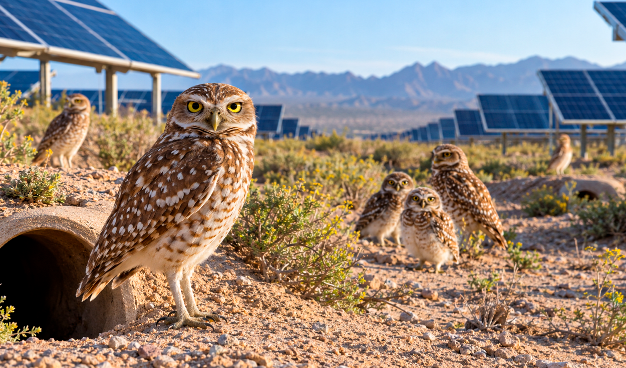 19 Burrowing Owls Thrive Year After Solar Farm Move