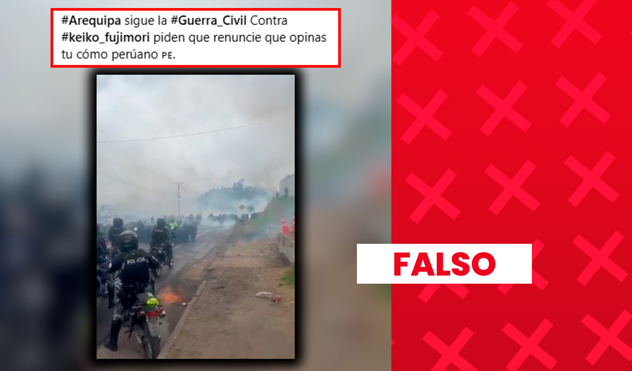 Viral Arequipa civil war video was filmed in Ecuador