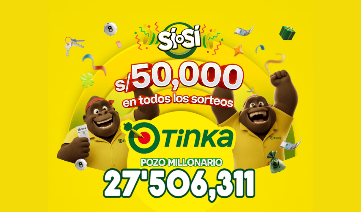 Resultados de La Tinka del miércoles 9 septiembre: números ganadores, premios del Pozo Millonario, boliyapa, S/50.000 y más
