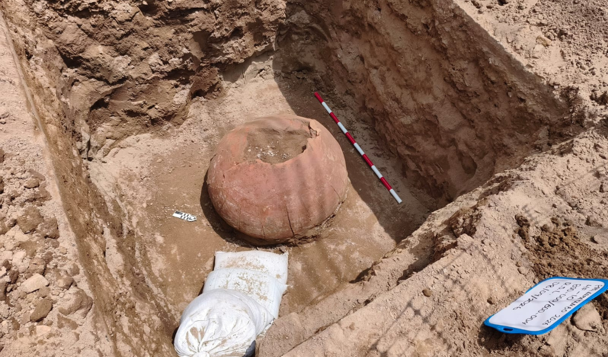 Instalaban gas y descubren vasija histórica de 600 años de antigüedad: el sorpresivo hallazgo arqueológico en Chorrillos