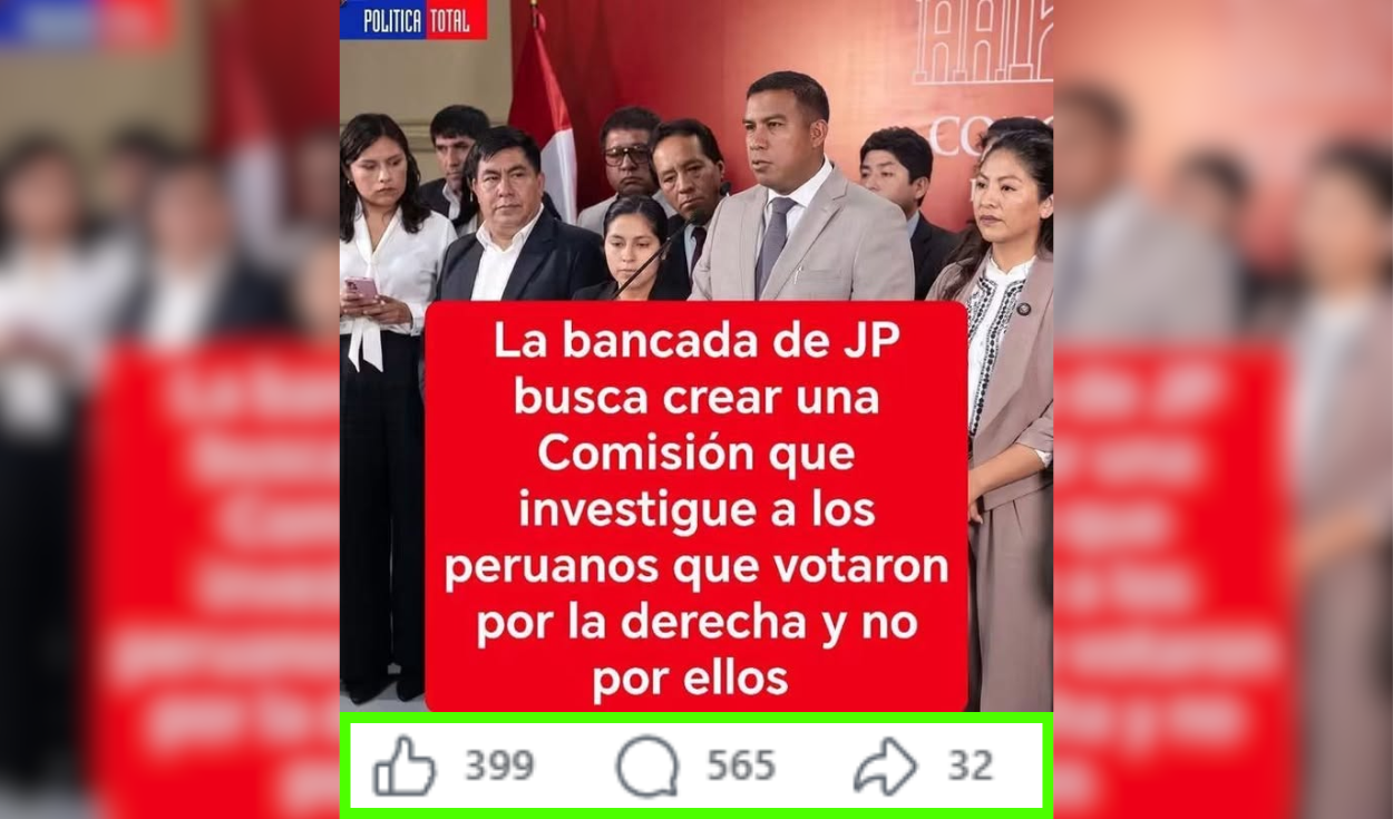 Viralidad de la publicación. Foto: Facebook