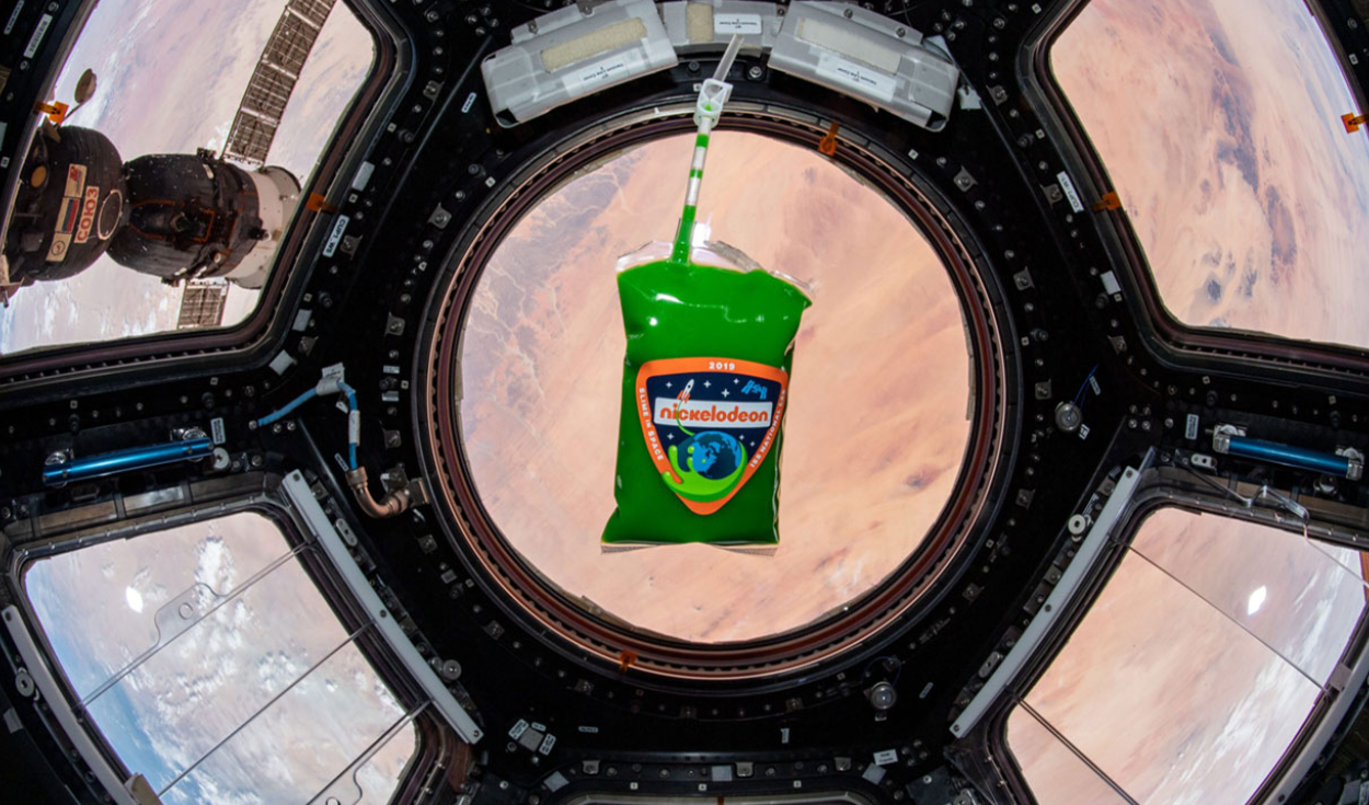 Nickelodeon's Green Slime Flew to Space for NASA Study