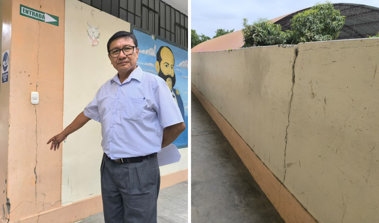 Piura School With 650 Students Declared at Risk Since 2023