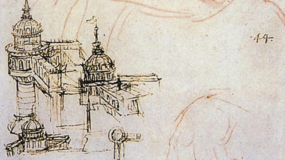 Da Vinci Sketch Reveals Hidden Tunnels at Sforza Castle