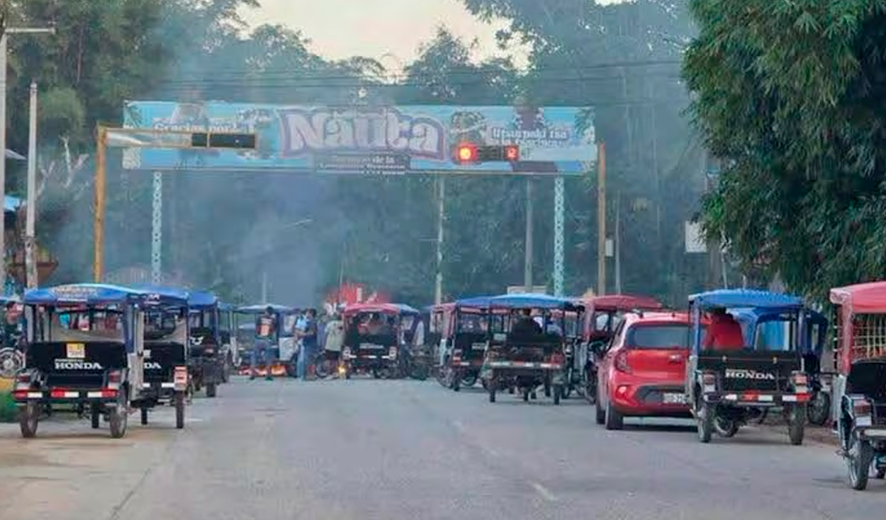 Paro regional de 72 horas: protestan contra el alza de combustible, cortes de luz y minería ilegal en Iquitos