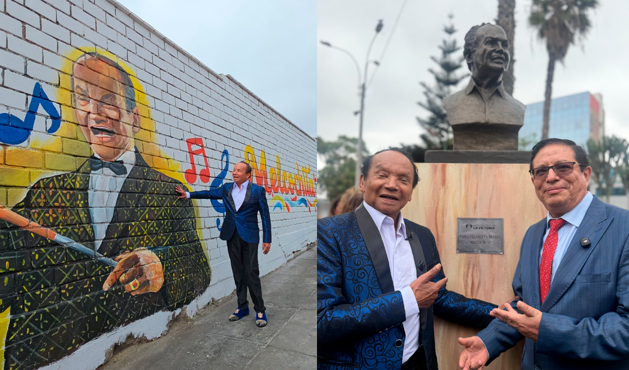 Melcochita Honoured With Bust and Mural in La Victoria