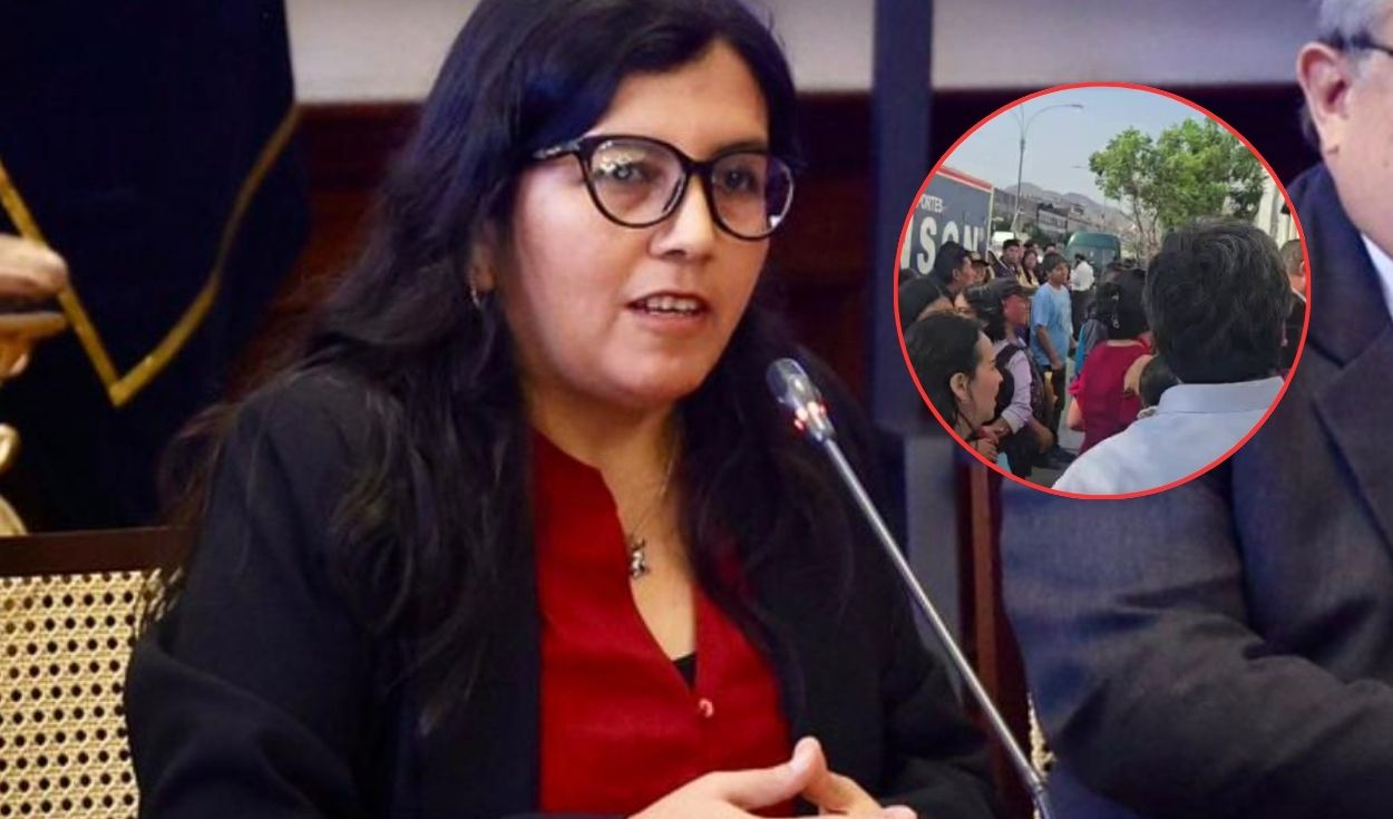 Protesters demand entry to Peruvian congressional hearing