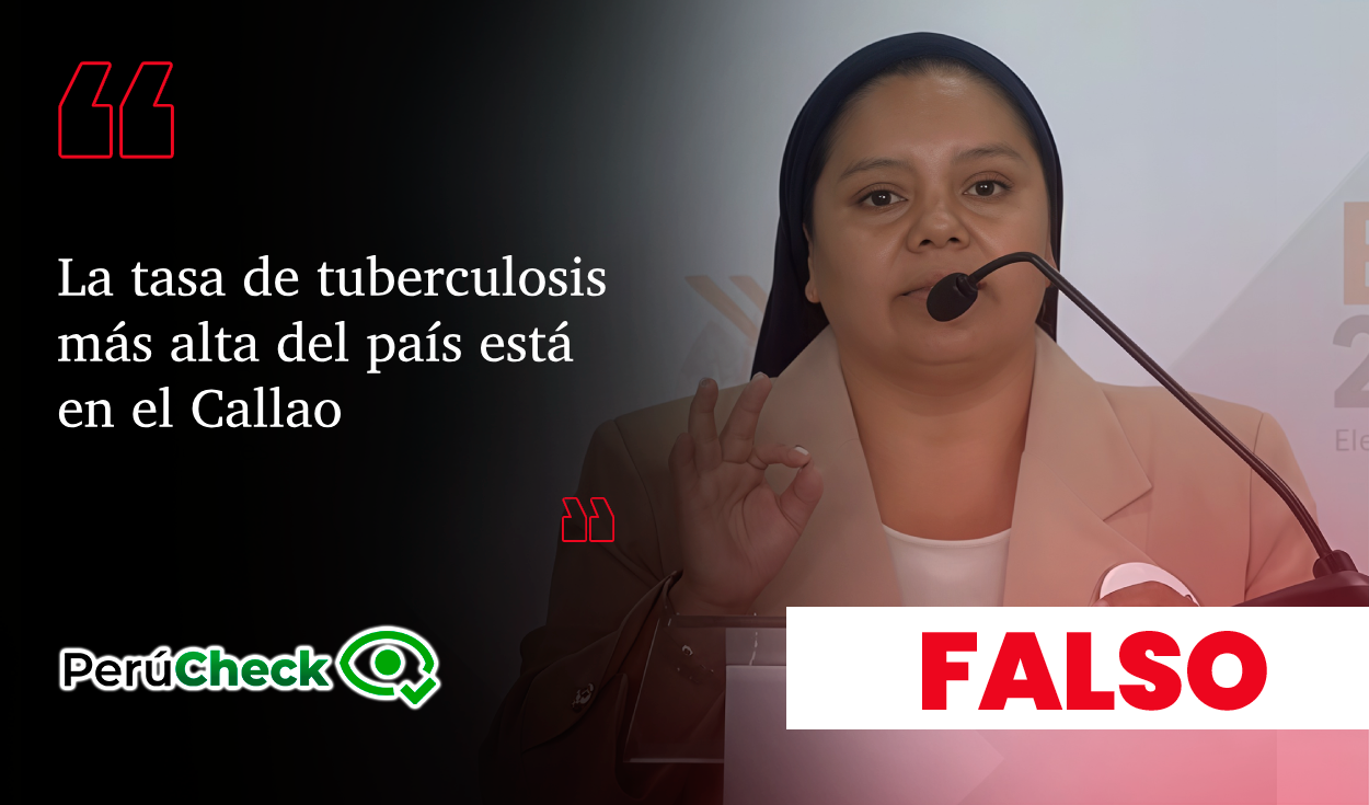 Es falso que el Callao cuente con la tasa de tuberculosis más alta del país