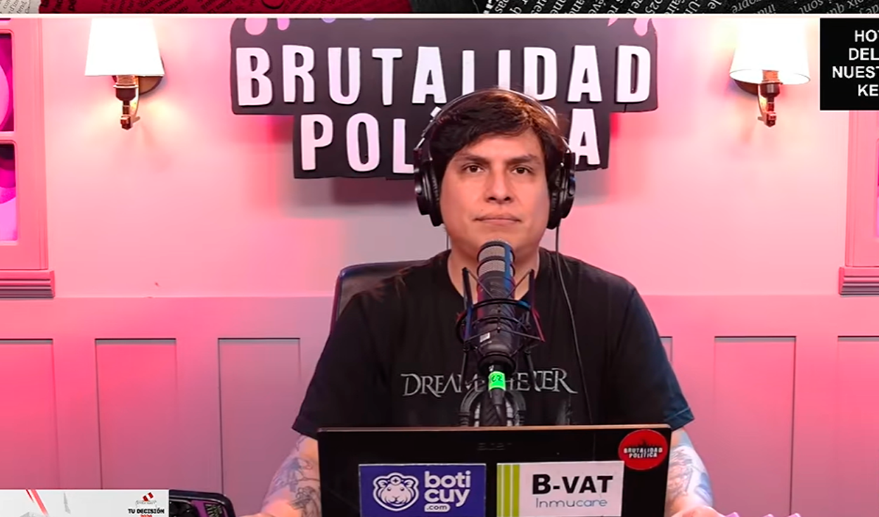 Curwen anuncia en vivo el fin de su podcast ‘Brutalidad política’ y revela el motivo: “Se termina en diciembre”