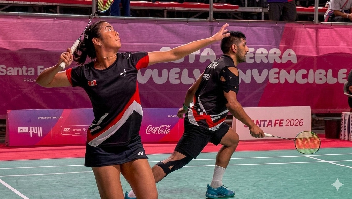 Bádminton peruano conquista cinco medallas de bronce en los Juegos Suramericanos Santa Fe 2026