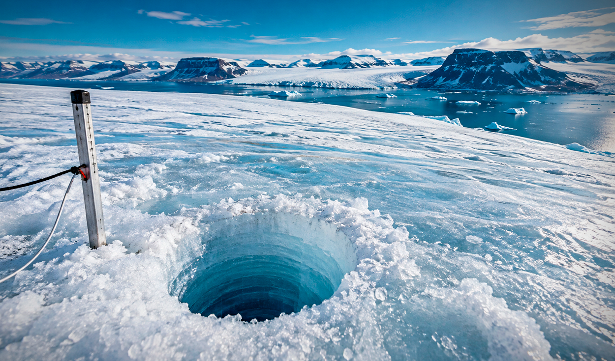 Científicos perforan el hielo de Groenlandia y 13 años después descubren una pérdida alarmante: equivale a un edificio de 3 pisos