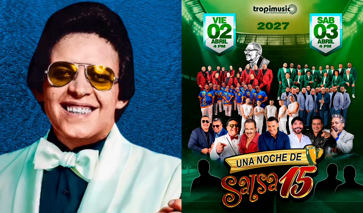 ‘Una Noche de Salsa 15′ rendirá homenaje a Héctor Lavoe en el Estadio San Marcos, 33 años después de su muerte