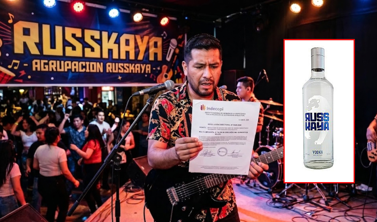 Llamó 'RUSSKAYA' a su agrupación musical y recibió multa de S/16.500 de Indecopi por usar nombre de marca registrada para bebidas alcohólicas
