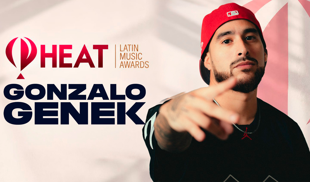 ¡Orgullo peruano! Gonzalo Genek celebra su nominación a los Premios HEAT 2026 como Mejor Artista Región Sur: “Me siento muy feliz y honrado”