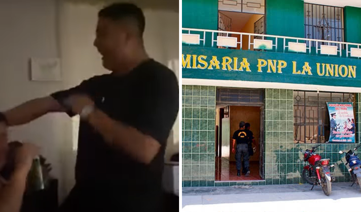 Piura: PNP reasigna a efectivos mientras investiga consumo de licor dentro de comisaría en La Unión