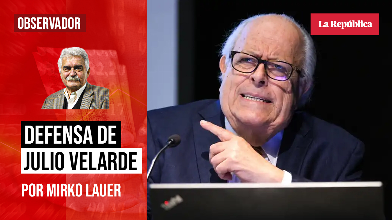 Defensa de Julio Velarde, por Mirko Lauer