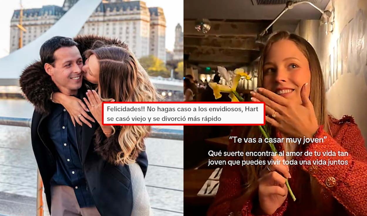 Sobrina de María Pía Copello, Micaela Bebin, reacciona tras críticas por comprometerse a los 23 años: "No importa la edad, importa con quién"
